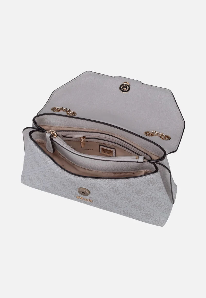 Lindsey Convertible Flap 49210 Bone Logo - Crossbody Bag