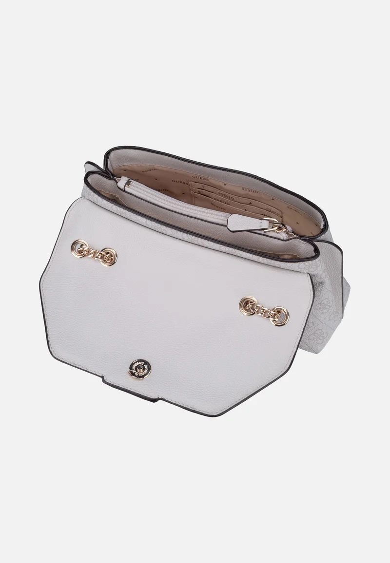 Lindsey Convertible Flap 49210 Bone Logo - Crossbody Bag