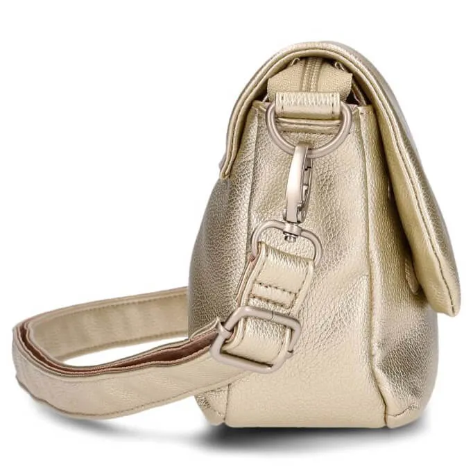 zwei Mademoiselle M40 - Umhängetasche 25 cm (gold)