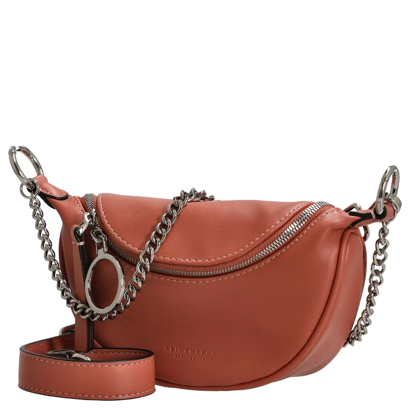 Seidenfelt Skien II - Schultertasche 19 cm (dark blush)