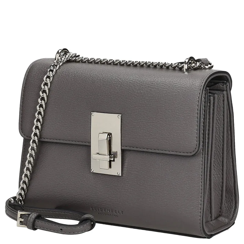Seidenfelt Linsell Crossbody - Schultertasche 20 cm (anthracite)