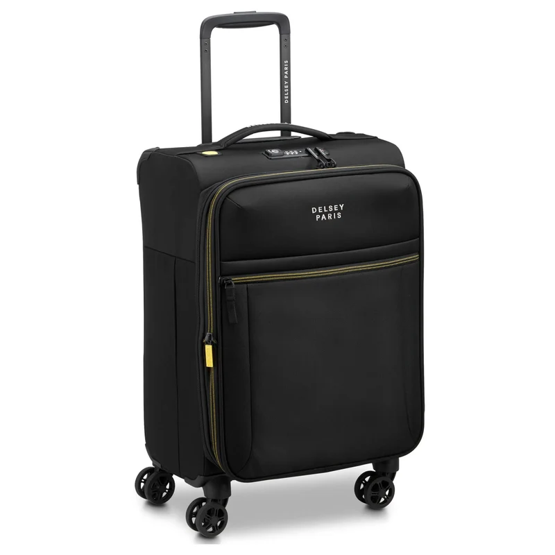 Delsey Paris Brochant 3 - 4-Rollen-Kabinentrolley S 55 cm erw. (tief schwarz)