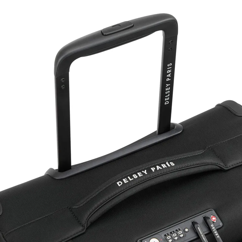 Delsey Paris Brochant 3 - 4-Rollen-Kabinentrolley S 55 cm erw. (tief schwarz)