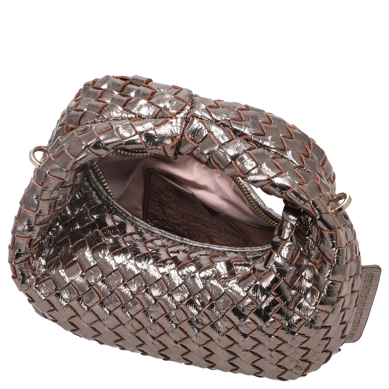 Les Visionnaires Greta Micro Weave Metallic - Henkeltasche (light bronze)