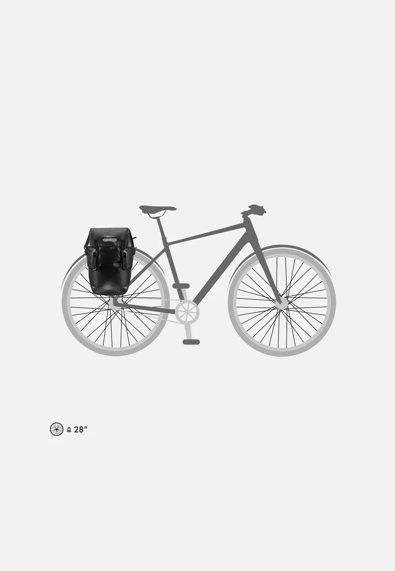 Bike-Packer Schwarz - Fahrradtasche