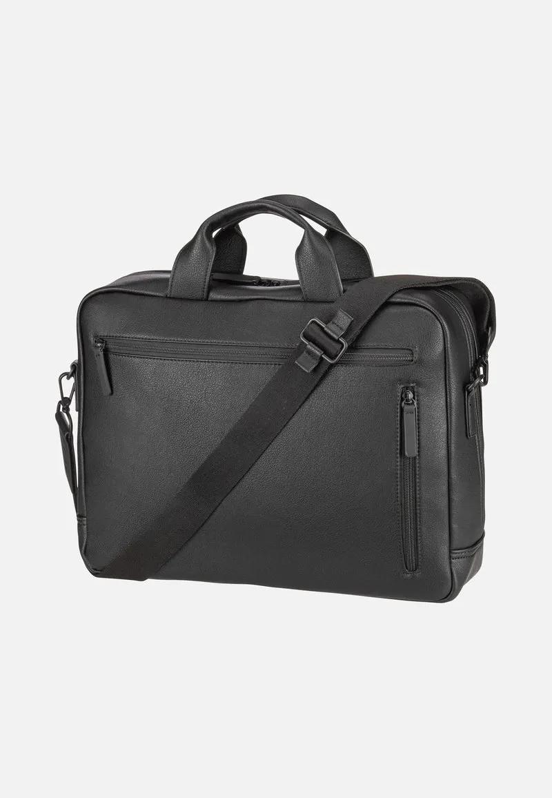 Riga Business Bag 1 Comp Black - Aktentasche