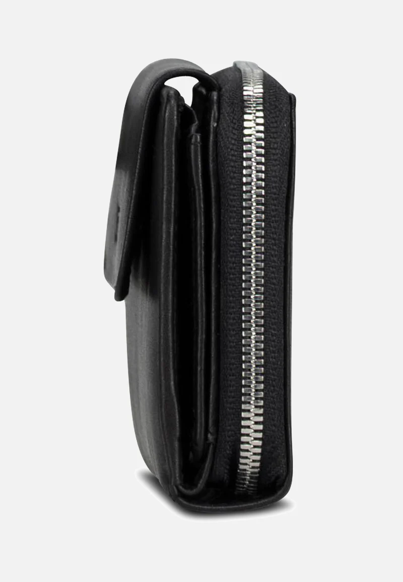 Odense Zip 6331 Medium Black - Portemonnaie