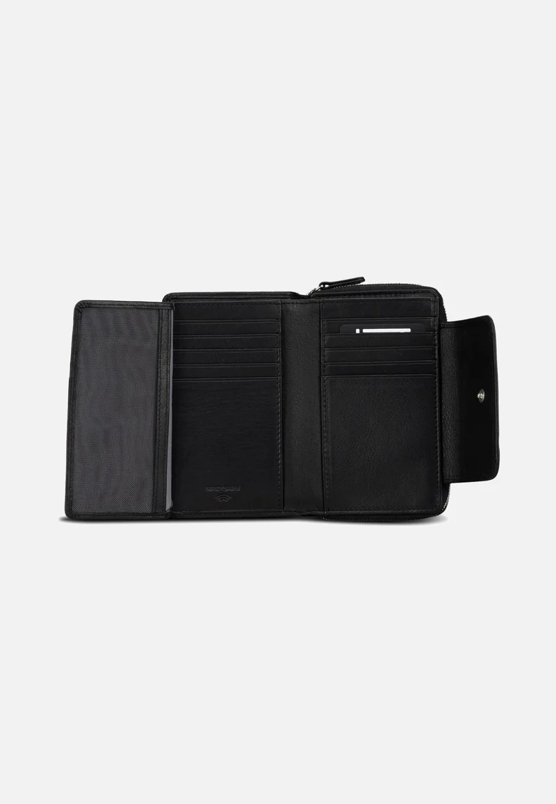 Odense Zip 6331 Medium Black - Portemonnaie