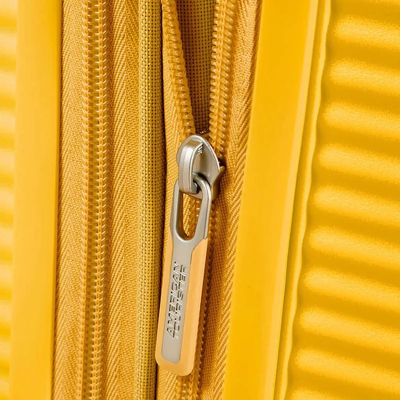 American Tourister Soundbox - 4-Rollen-Kabinentrolley 55 cm erw. (gelb)