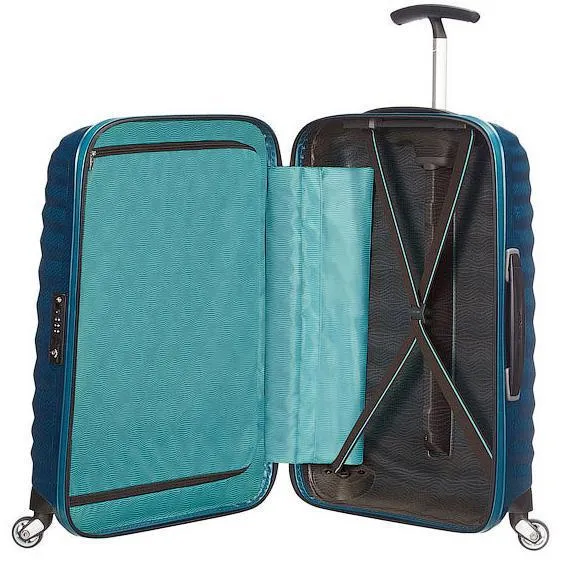 Samsonite Lite-Shock - 4-Rollen-Kabinentrolley S 55 cm (petrol blue)
