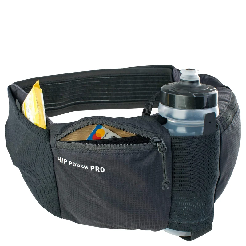 Evoc Hip Pouch Pro - Gürteltasche mit Trinkflasche 30 cm (black)