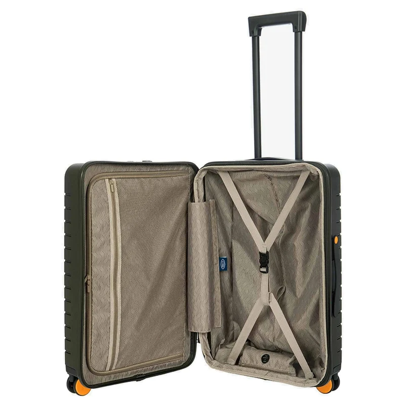 Brics BY Ulisse - 4-Rollen-Trolley 65 cm erw. (olive)