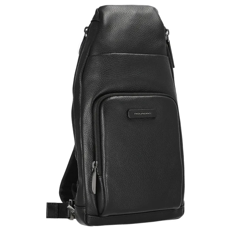 Piquadro Modus Special - Umhängetasche/Rucksack 36 cm RFID (black)