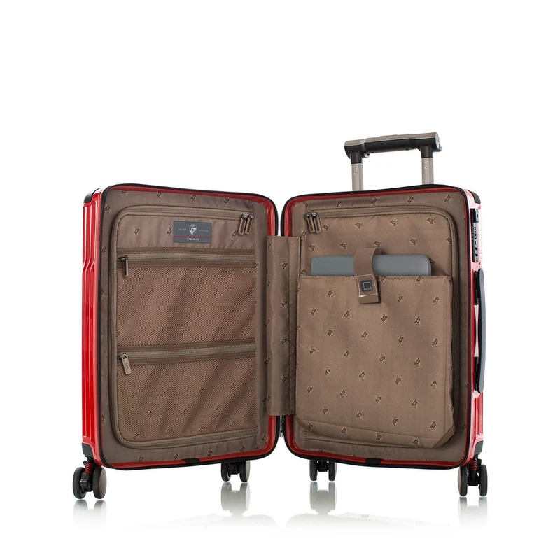 Heys Tekno - 4-Rollen-Kabinentrolley S 15.6" 53 cm USB (red)
