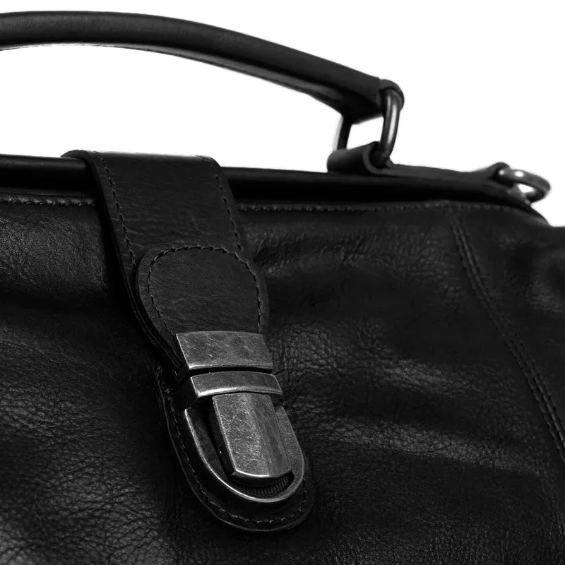 The Chesterfield Brand Shaun - Umhängetasche Leder 32 cm (black)