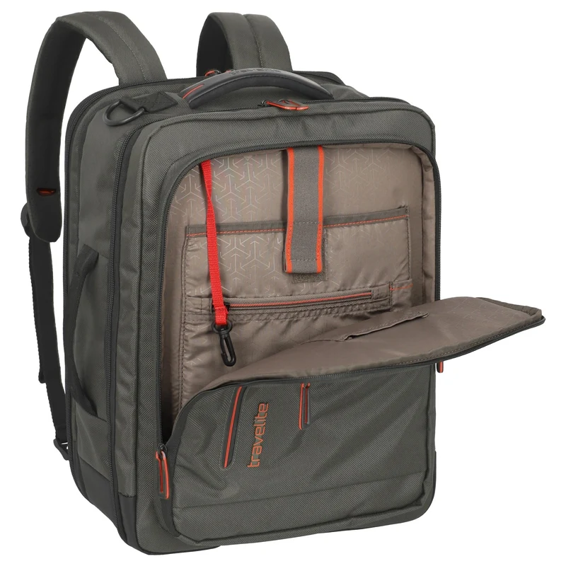 Travelite Crosslite - Bordtasche/Rucksack 43 cm (oliv)