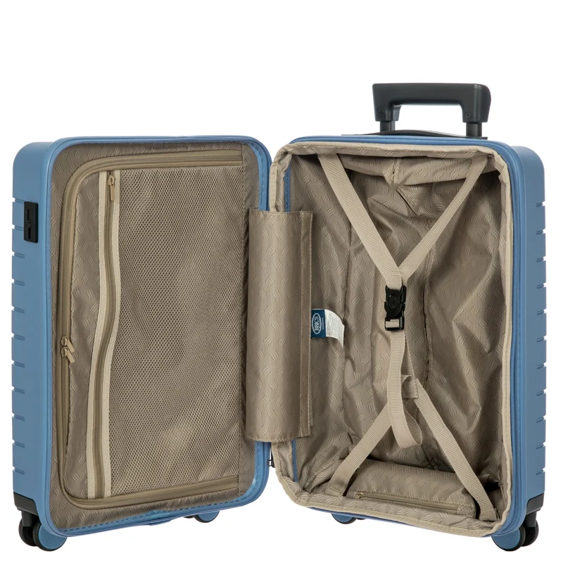 Brics BY Ulisse - 4-Rollen-Kabinentrolley 55 cm (grey blue)