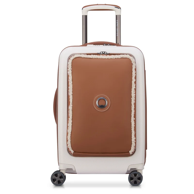 Delsey Paris Chatelet Air 2.0 - 4-Rollen-Kabinentrolley 55 cm erw. 14" USB (angora)