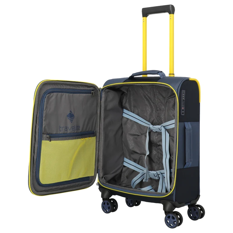 Travelite Color Craze - 4-Rollen-Kabinentrolley S 55 cm (dunkelblau)