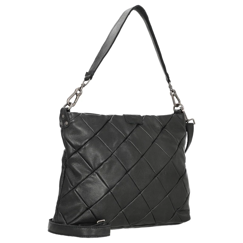 FREDsBRUDER Check My Hobo - Schultertasche 35 cm (black)