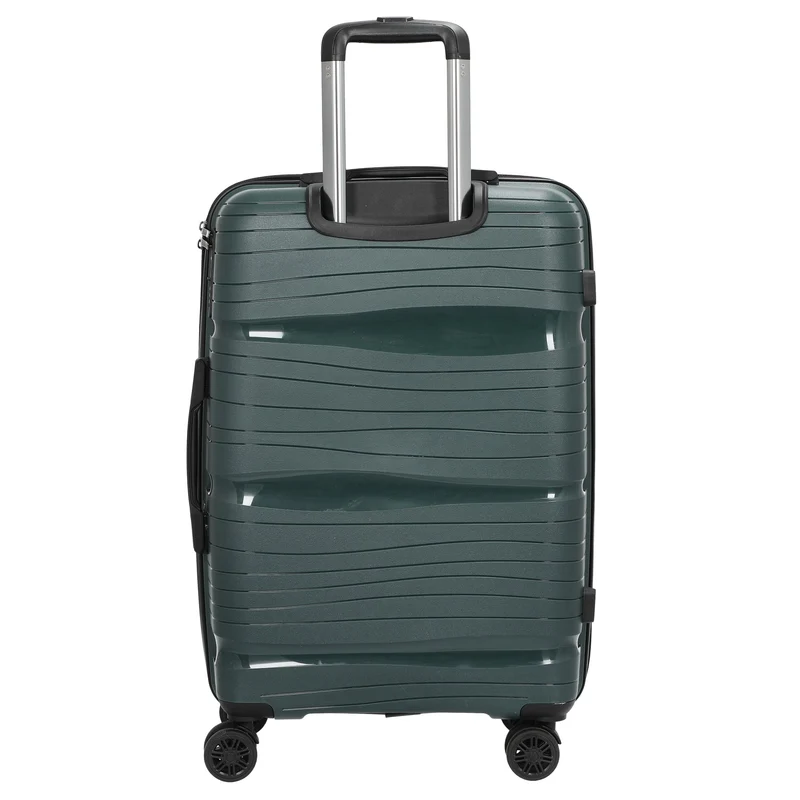 D&N Travel Line 4300 - 4-Rollen-Trolley M 66 cm (dunkelgrün)
