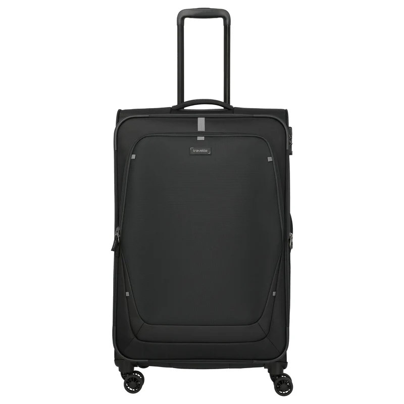 Travelite Umbria - 4-Rollen-Trolley L 77 cm erw. (schwarz)