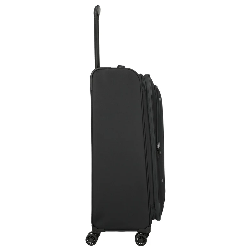 Travelite Umbria - 4-Rollen-Trolley L 77 cm erw. (schwarz)
