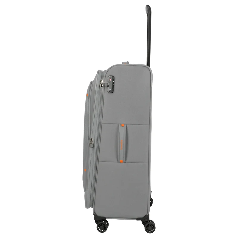 Travelite Umbria - 4-Rollen-Trolley L 77 cm erw. (smoky grey)