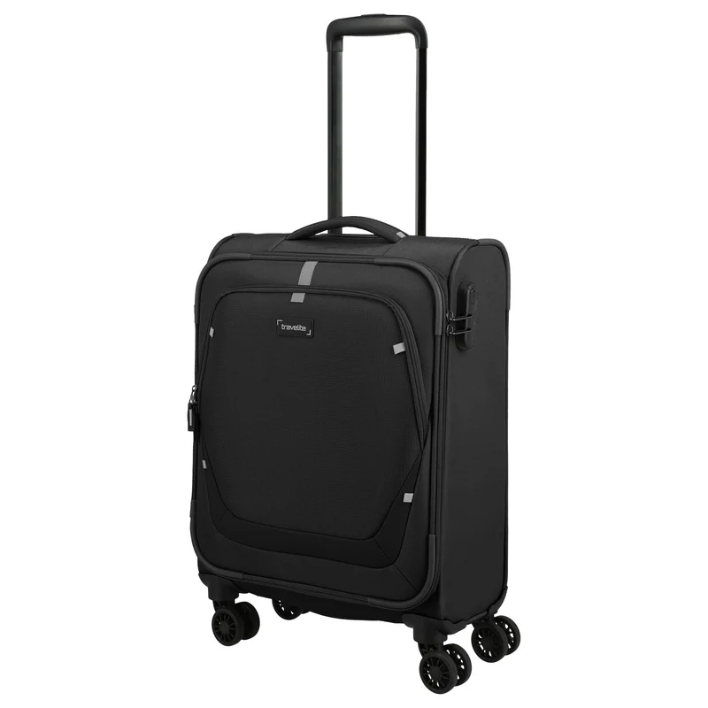Travelite Umbria - 4-Rollen-Kabinentrolley S 55 cm (schwarz)
