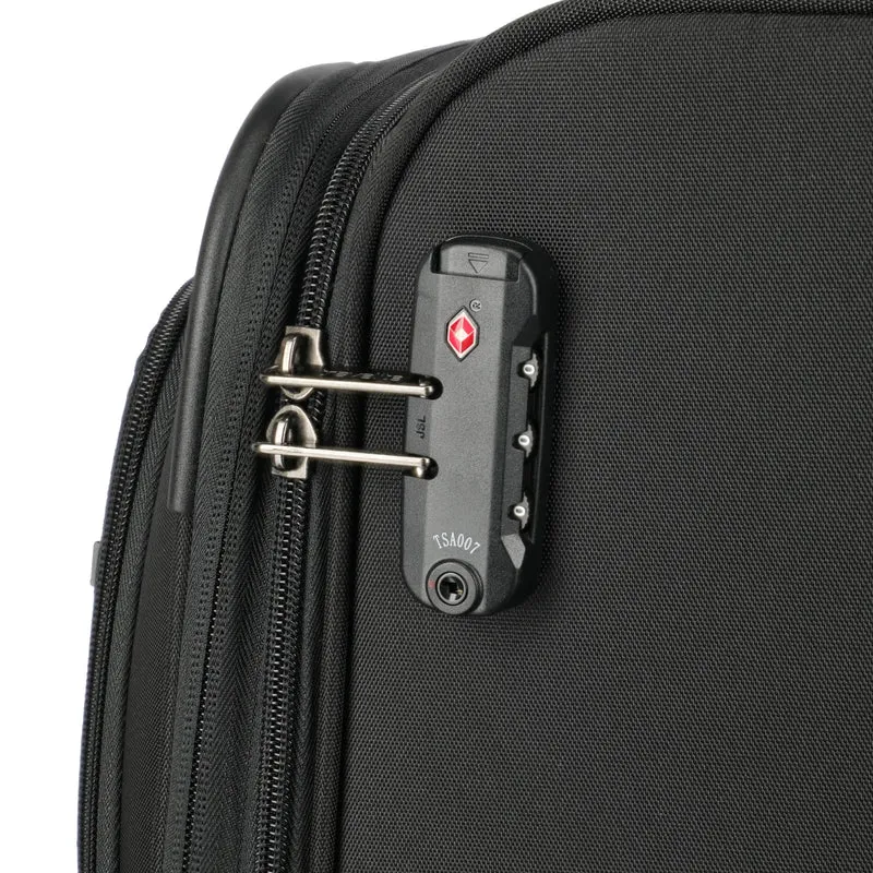 Travelite Umbria - 4-Rollen-Kabinentrolley S 55 cm (schwarz)