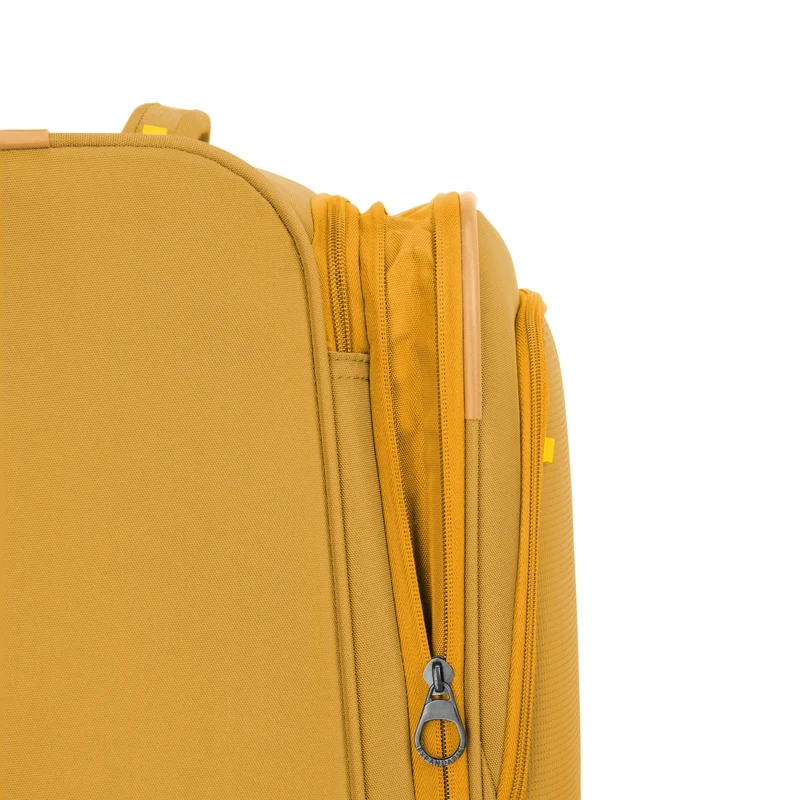 Travelite Umbria - 4-Rollen-Trolley M 67 cm erw. (golden glow)
