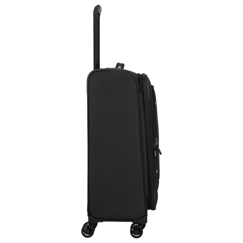 Travelite Umbria - 4-Rollen-Trolley M 67 cm erw. (schwarz)