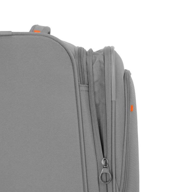 Travelite Umbria - 4-Rollen-Trolley M 67 cm erw. (smoky grey)