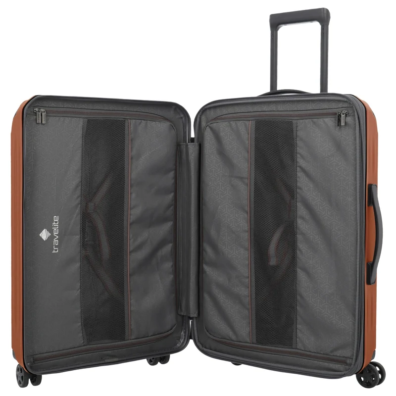 Travelite Dynamiic - 4-Rollen-Trolley M 66 cm erw. (kupfer)