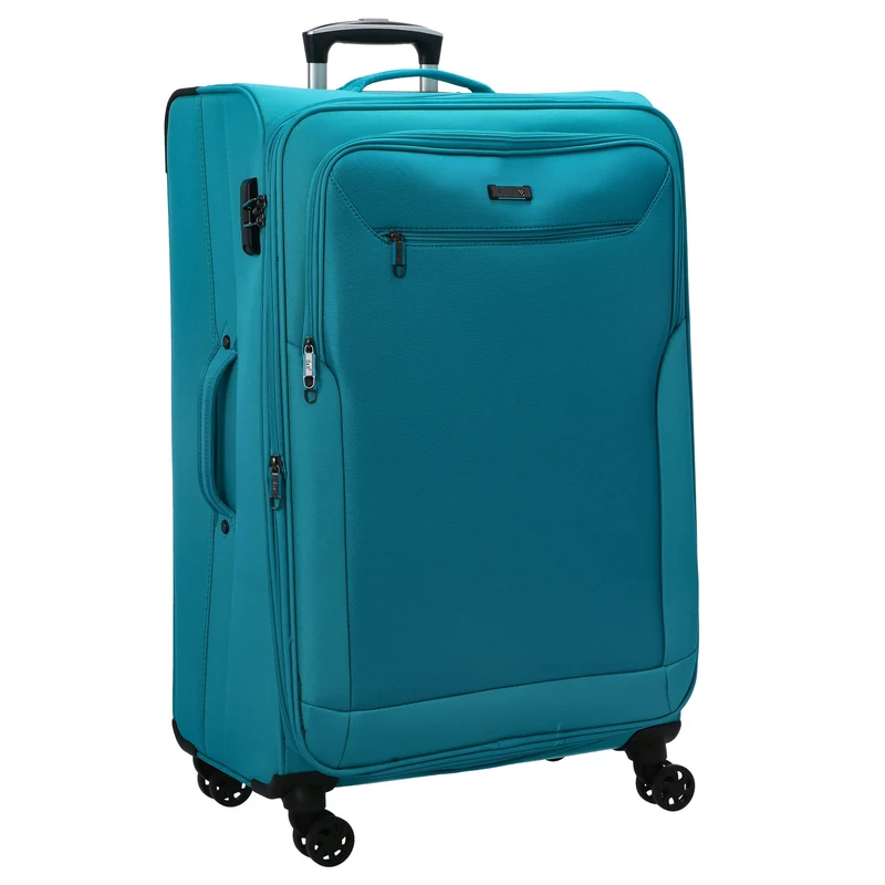 D&N Travel Line 6804 - 4-Rollen-Trolley 76 cm (türkis)