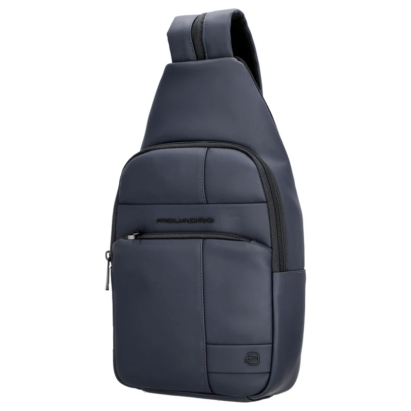 Piquadro Monosling Bag - Umhängetasche 38 cm (blue)