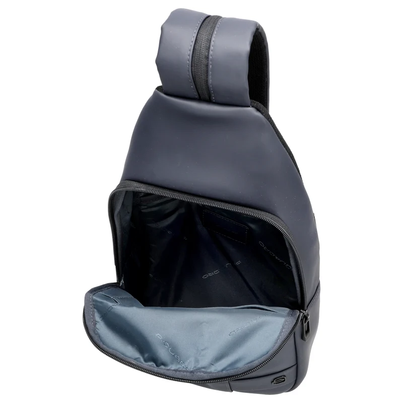 Piquadro Monosling Bag - Umhängetasche 38 cm (blue)