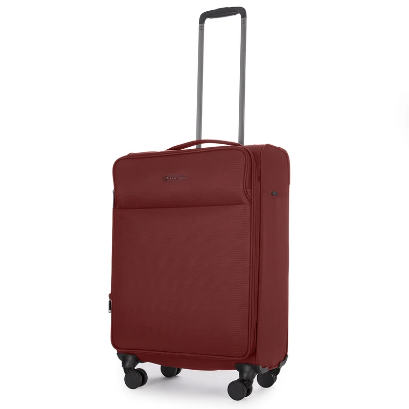 Stratic Light + -4-Rollen-Trolley 68 cm erw. (dark red)