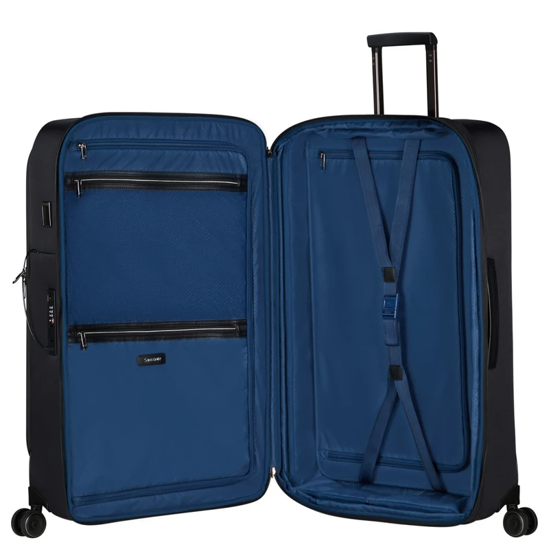 Samsonite - Splendix - 4-Rollen-Trolley L 79 cm erw. (schwarz)