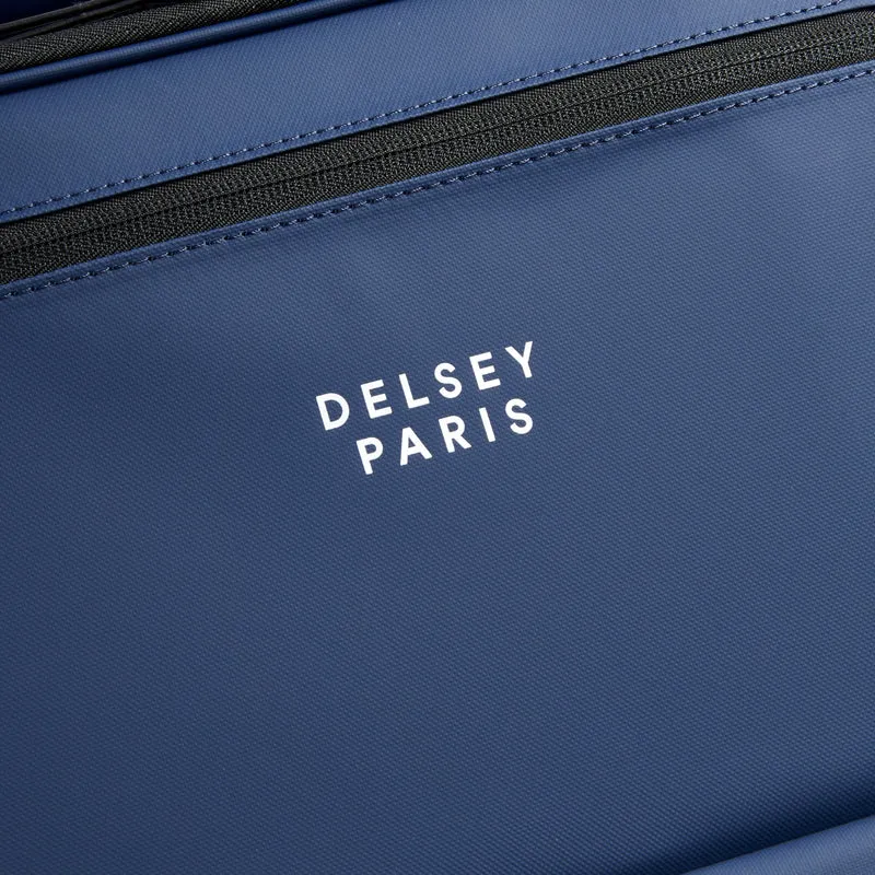 Delsey Paris Maubert 2.0 - 4-Rollen-Kabinentrolley 55 cm erw. (marineblau)