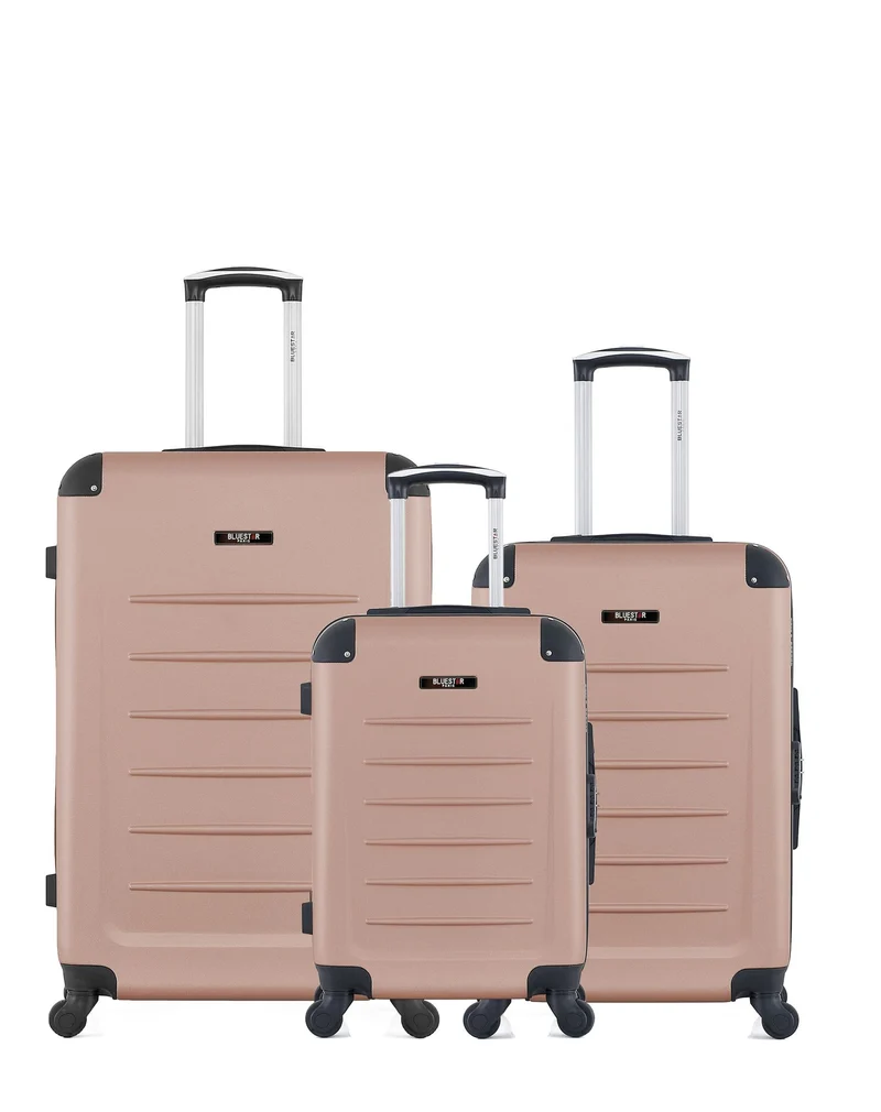 BLUESTAR – 3er-Pack – Großer Koffer, mittelgroßer Koffer und Handgepäck OPERA