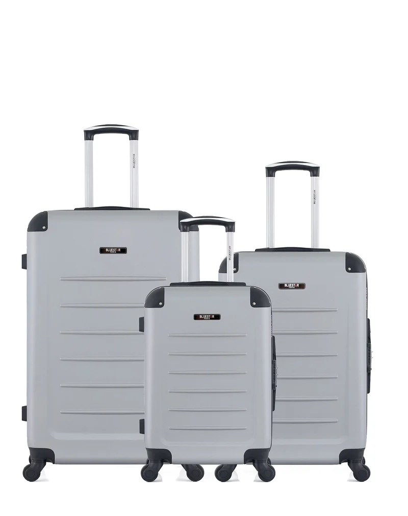 BLUESTAR – 3er-Pack – Großer Koffer, mittelgroßer Koffer und Handgepäck OPERA