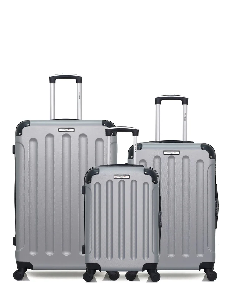 BLUESTAR – 3er-Pack – Großer Koffer, mittelgroßer Koffer und Handgepäck MADRID