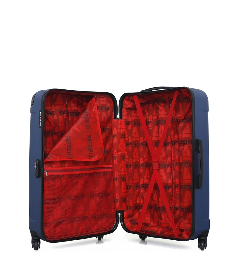 BLUESTAR – 3er-Pack – Großer Koffer, mittelgroßer Koffer und Handgepäck MADRID