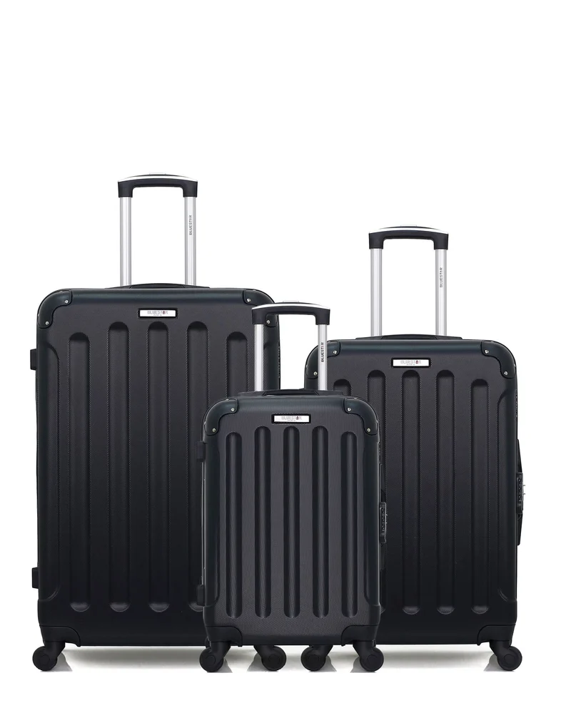 BLUESTAR – 3er-Pack – Großer Koffer, mittelgroßer Koffer und Handgepäck MADRID