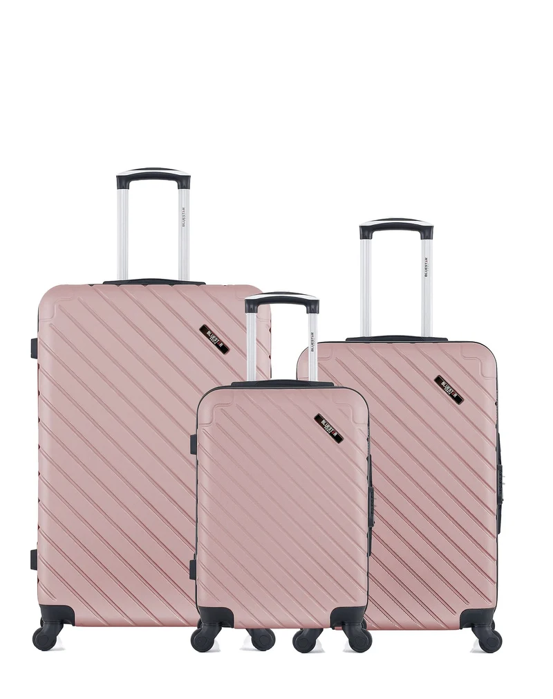 BLUESTAR – 3er-Pack – Großer Koffer, mittelgroßer Koffer und Handgepäck CITE