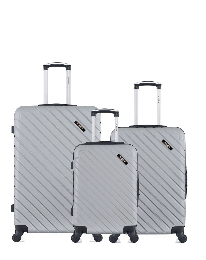 BLUESTAR – 3er-Pack – Großer Koffer, mittelgroßer Koffer und Handgepäck CITE
