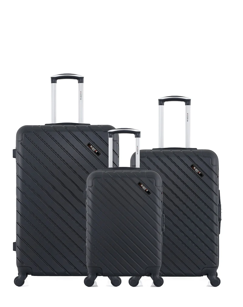BLUESTAR – 3er-Pack – Großer Koffer, mittelgroßer Koffer und Handgepäck CITE