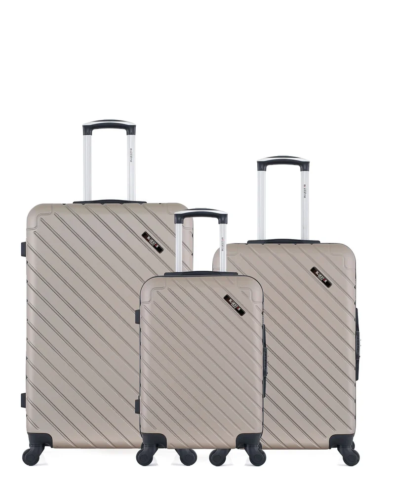 BLUESTAR – 3er-Pack – Großer Koffer, mittelgroßer Koffer und Handgepäck CITE