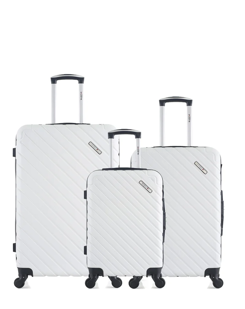 BLUESTAR – 3er-Pack – Großer Koffer, mittelgroßer Koffer und Handgepäck CITE